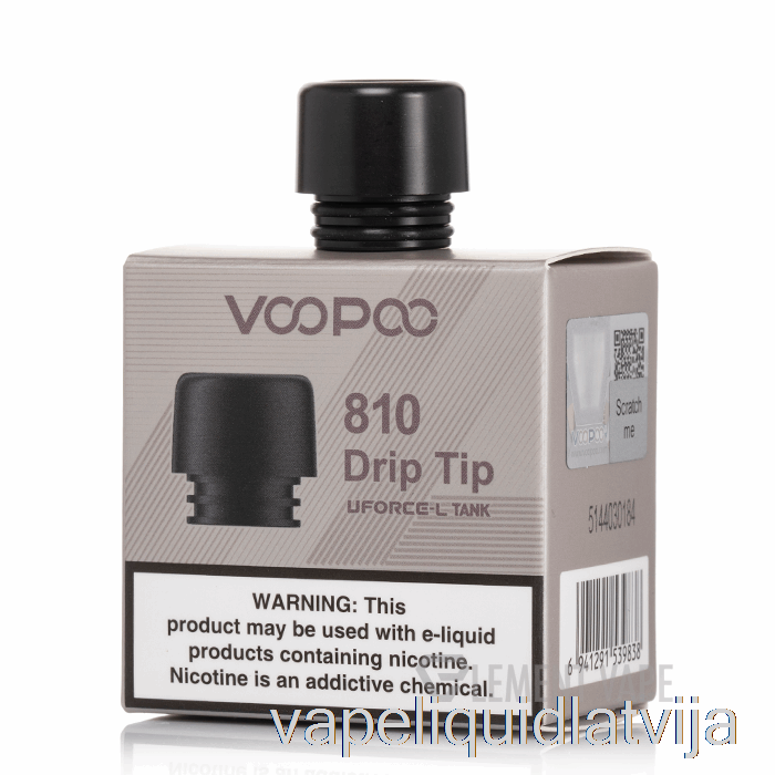 Voopoo Uforce-l 810 Drip Tip Melns Vape šķidrums